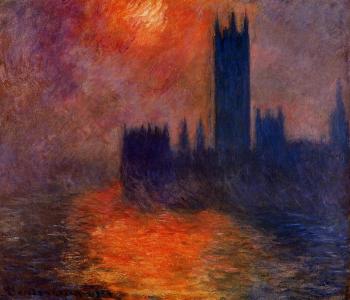 Claude Oscar Monet : Houses of Parliament, Sunset